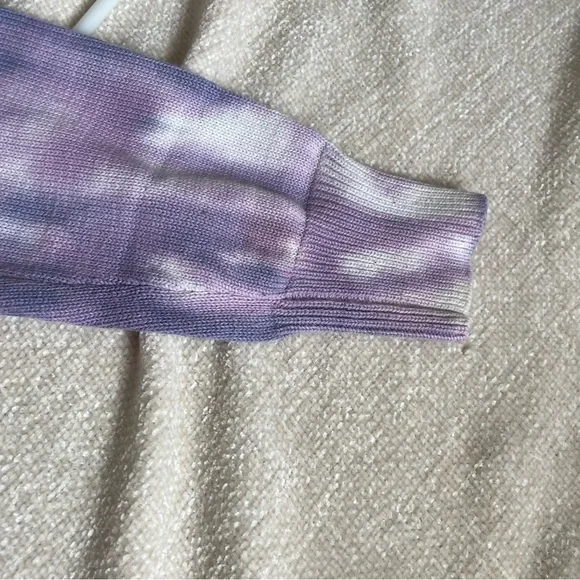 Design History woman tie dye purple white sweater size s - Picture 13 of 13
